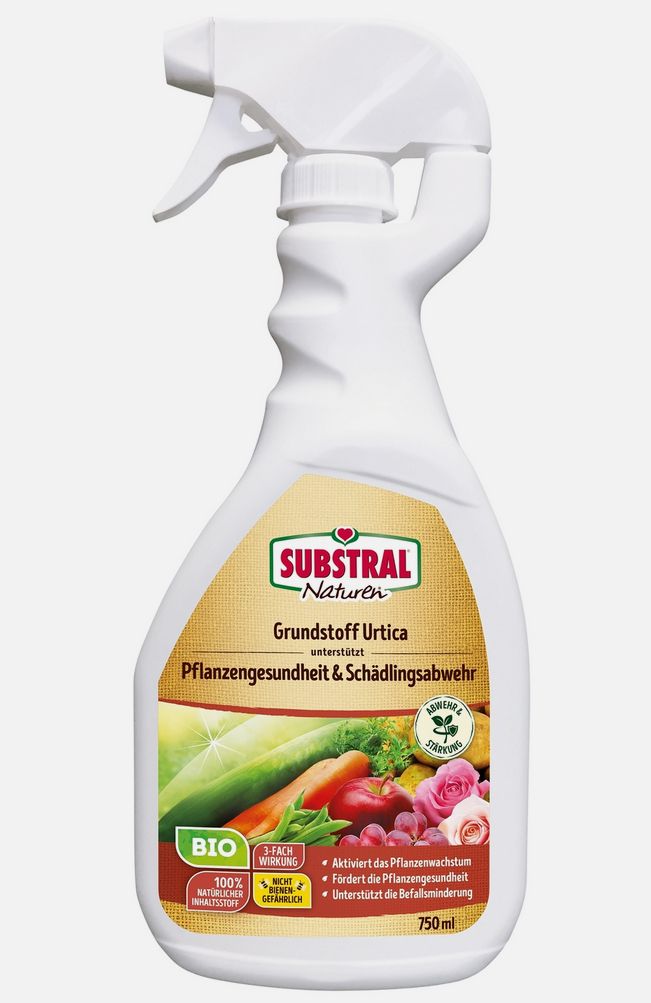 SUBSTRAL Naturen Grundstoff Urtica 750ml Sprayflasche im 60er Verkaufsdisplay