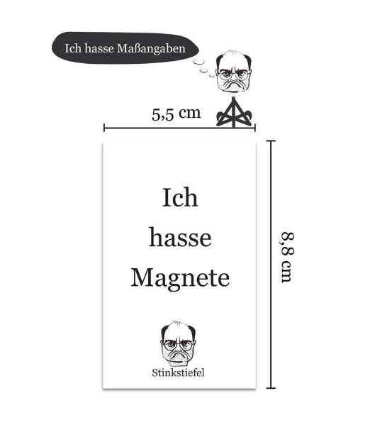 Stinkstiefel Magnete 10er Set