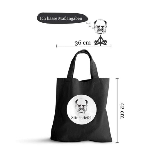 Stinkstiefel Jutebeutel Tasche