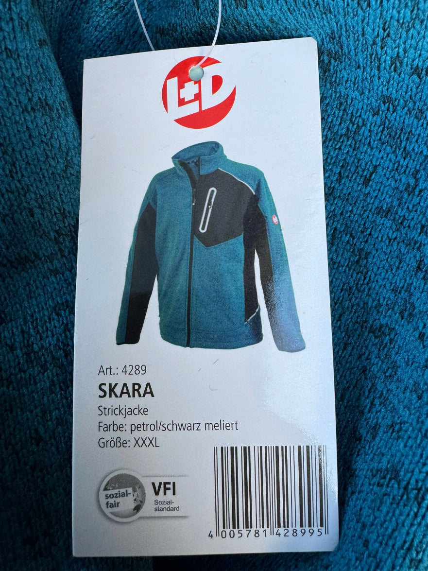 Fleece Jacke Strickjacke Softshell Mix Gr. S - XXXL