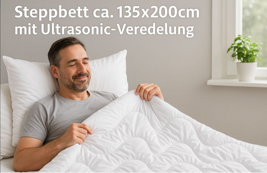 Lunara Steppbett ca. 135x200cm Ultrasonic 6 Stück