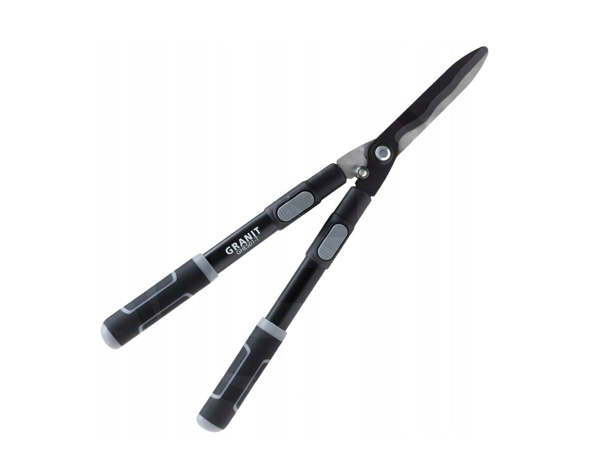 Granit Black Edition Teleskop Heckenschere