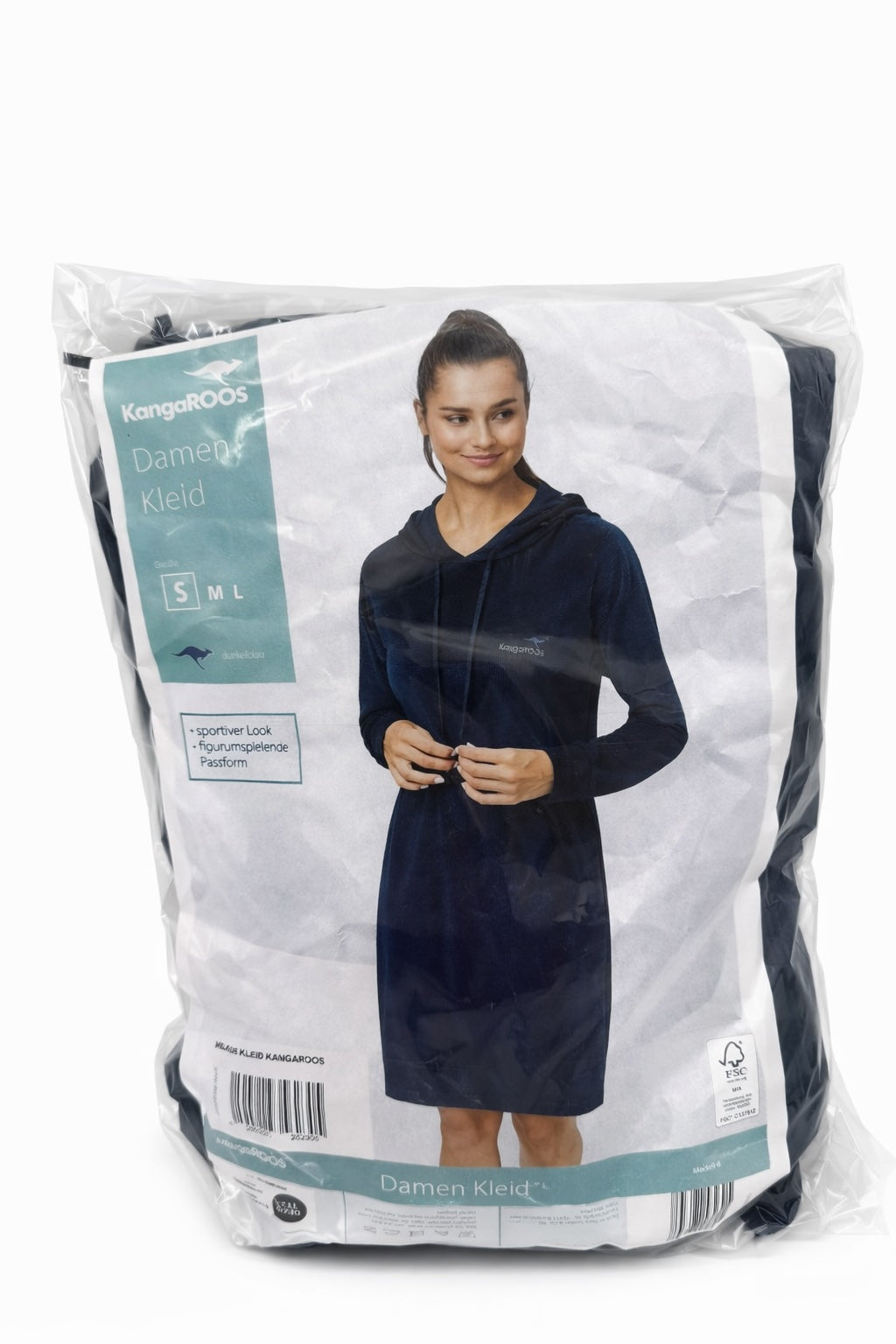 Kangaroos Velours Kleid