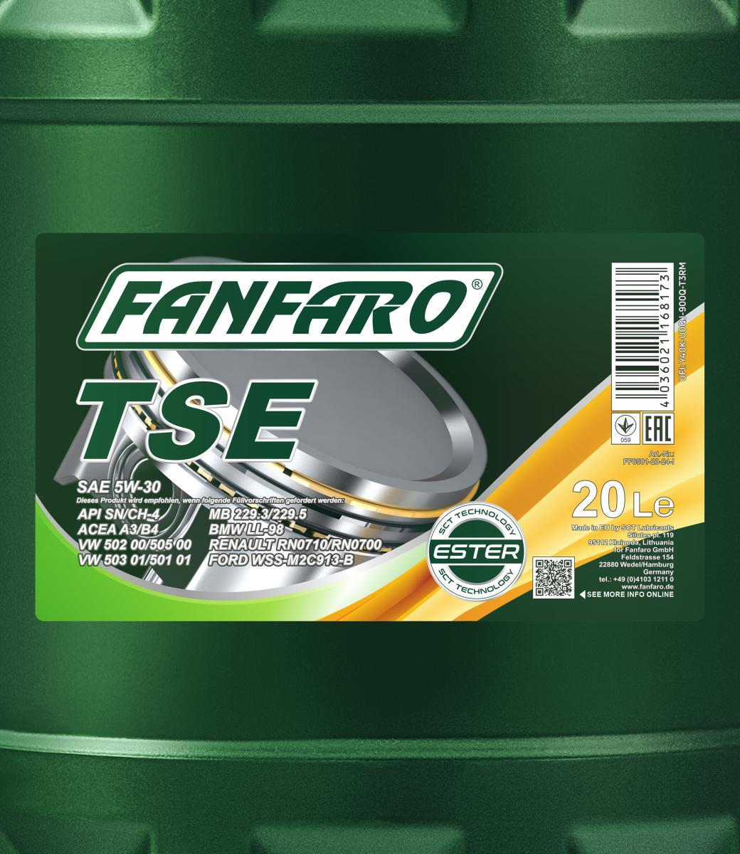 FANFARO 6501 TSE 5W-30 20 Liter