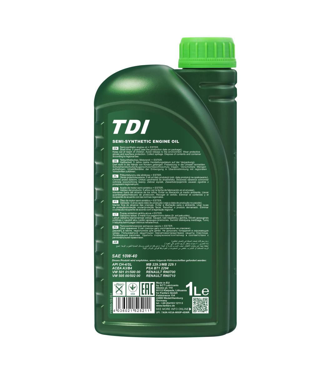 FANFARO 6503 TDI 10W-40 1 Liter