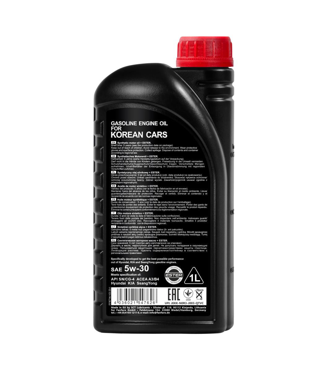 FANFARO 6714 for Korean Cars 5W-30 1 Liter