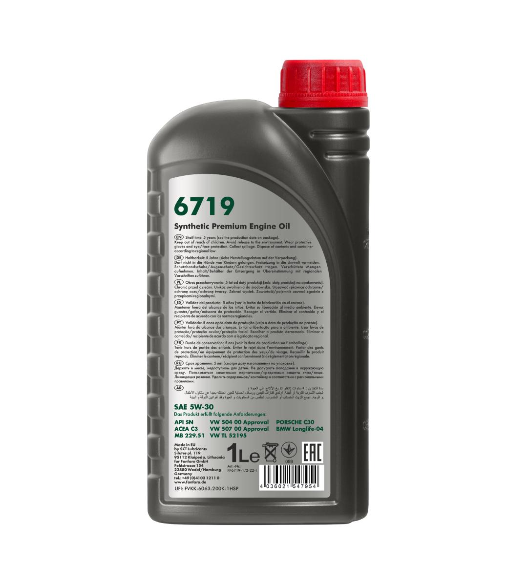 FANFARO 6719 SAE 5W-30 1 Liter