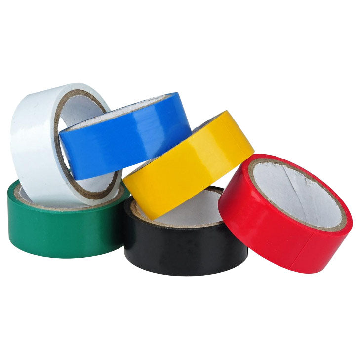 5000 Stück Isolierband Farbig Set, 6 Stück Isolierbands 19mm X 2,5m