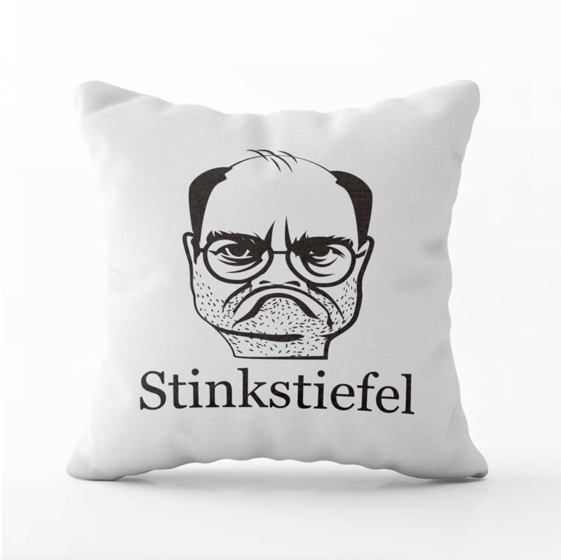 Stinkstiefel Kissenbezug 40x40 cm