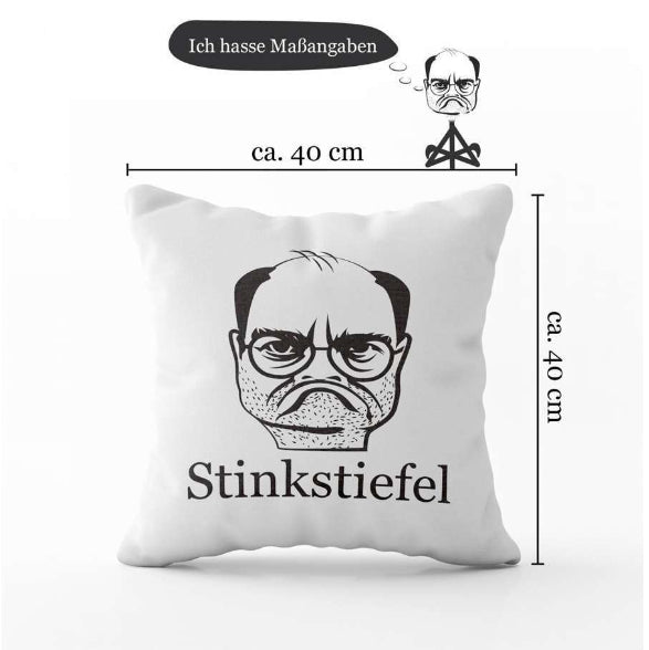 Stinkstiefel Kissenbezug 40x40 cm