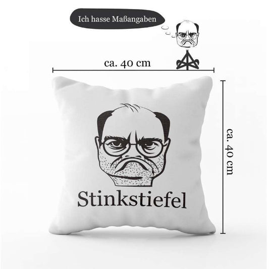 Stinkstiefel Kissenbezug 40x40 cm