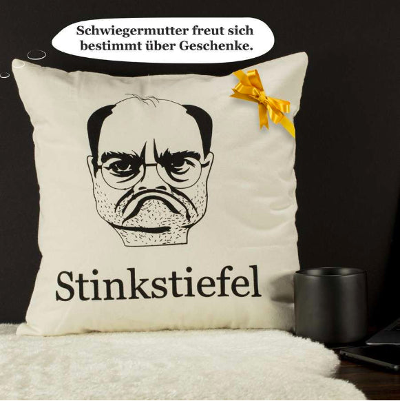 Stinkstiefel Kissenbezug 40x40 cm