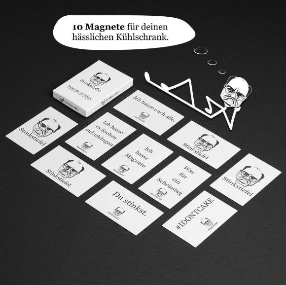 Stinkstiefel Magnete 10er Set