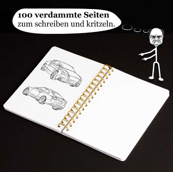 Stinkstiefel Spiralnotizbuch