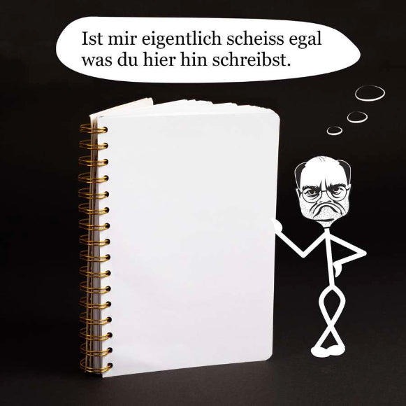 Stinkstiefel Spiralnotizbuch