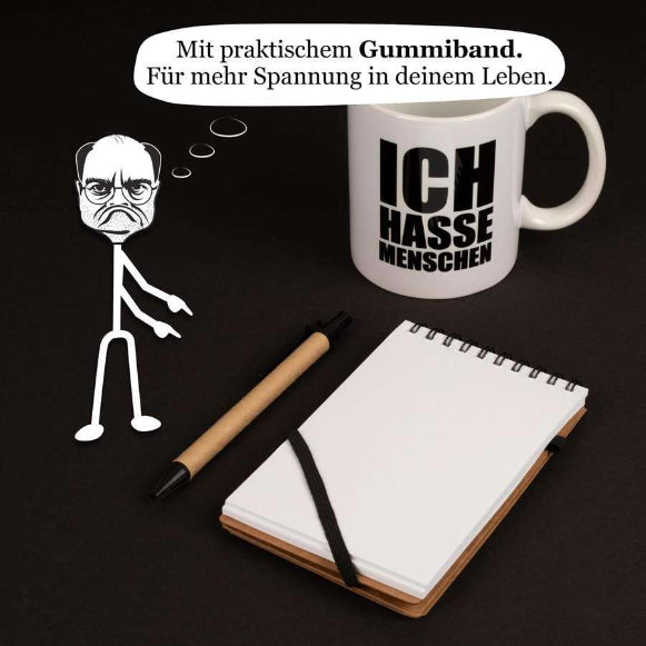 Stinkstiefel Notizzettel mit Stift