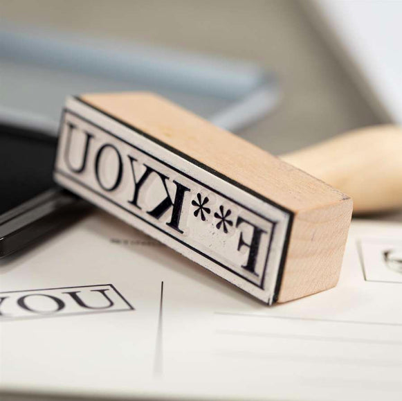 Stinkstiefel Stempel Set Variante 1 "F**k You"