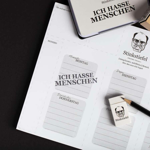 Stinkstiefel Wochenplaner DIN A4