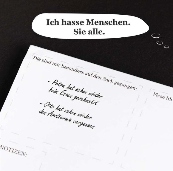 Stinkstiefel Wochenplaner DIN A4