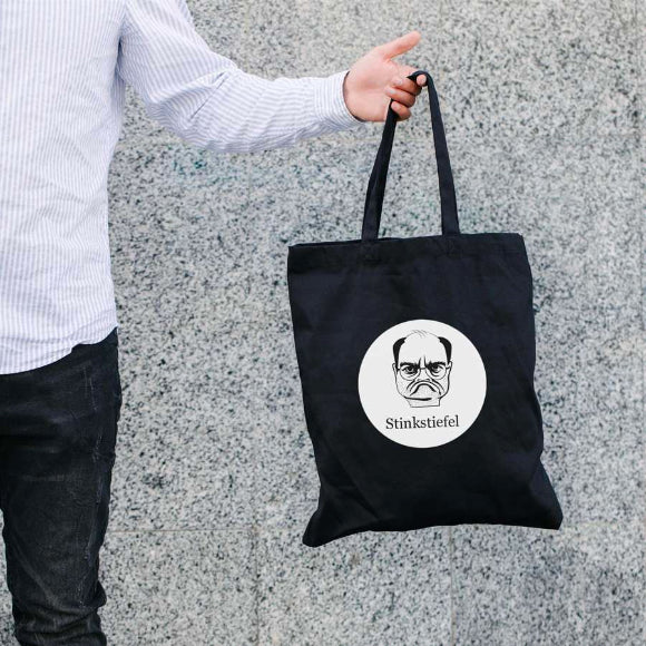 Stinkstiefel Jutebeutel Tasche