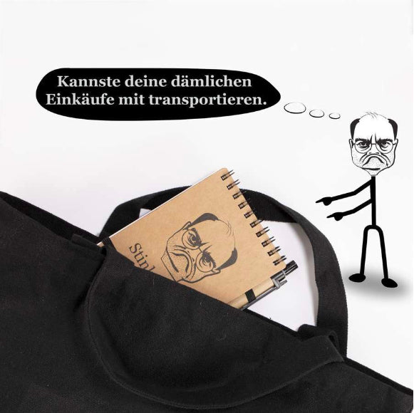 Stinkstiefel Jutebeutel Tasche