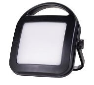 LED Baustrahler 40W mit 2xSteckdose IP44