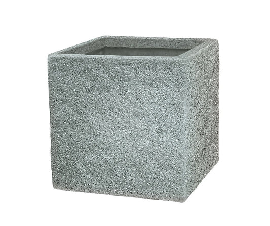 Pflanzgefäß Revens Glatt 29 cm x 30 cm x 30 cm Hellgrau
