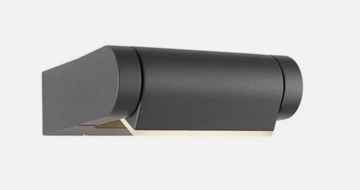 LED Aussenwandleuchte Vernole Aluminium dunkelgrau 8,4 W 320 Grad schwenkbar Bild 1