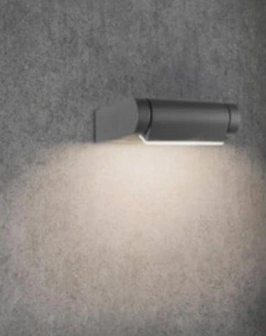 LED Aussenwandleuchte Vernole Aluminium dunkelgrau  8,4 W 320 Grad schwenkbar