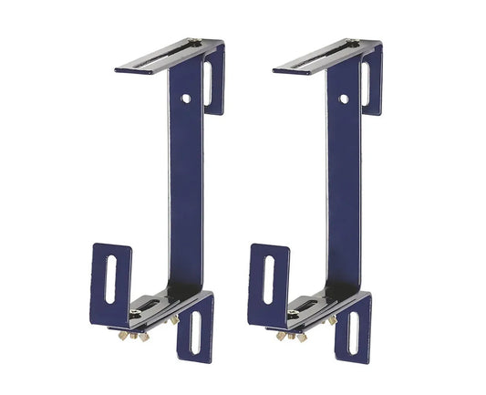 Balkonkastenhalter blau 2er Set verstellbar