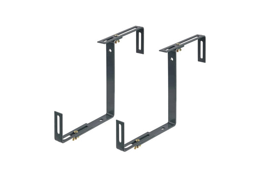 Balkonkastenhalter 2er Set Anthrazit 2-fach verstellbar