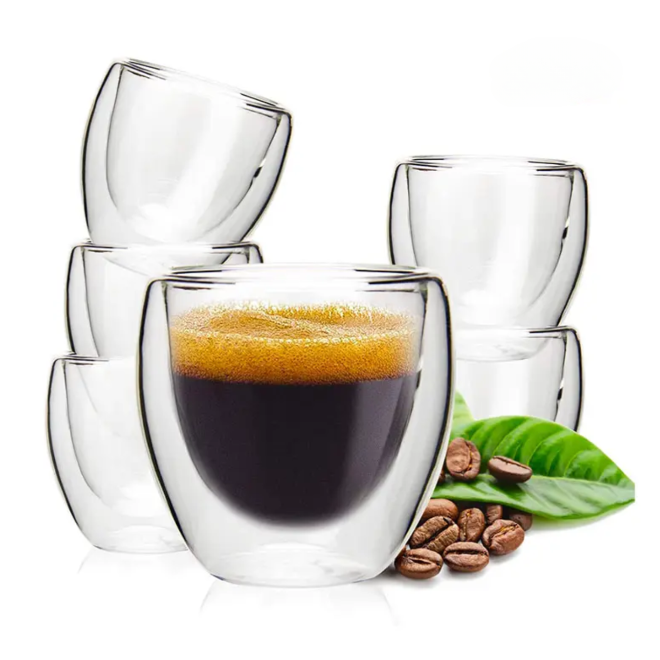 Marindo Espressogläser 6er Set doppelwandig