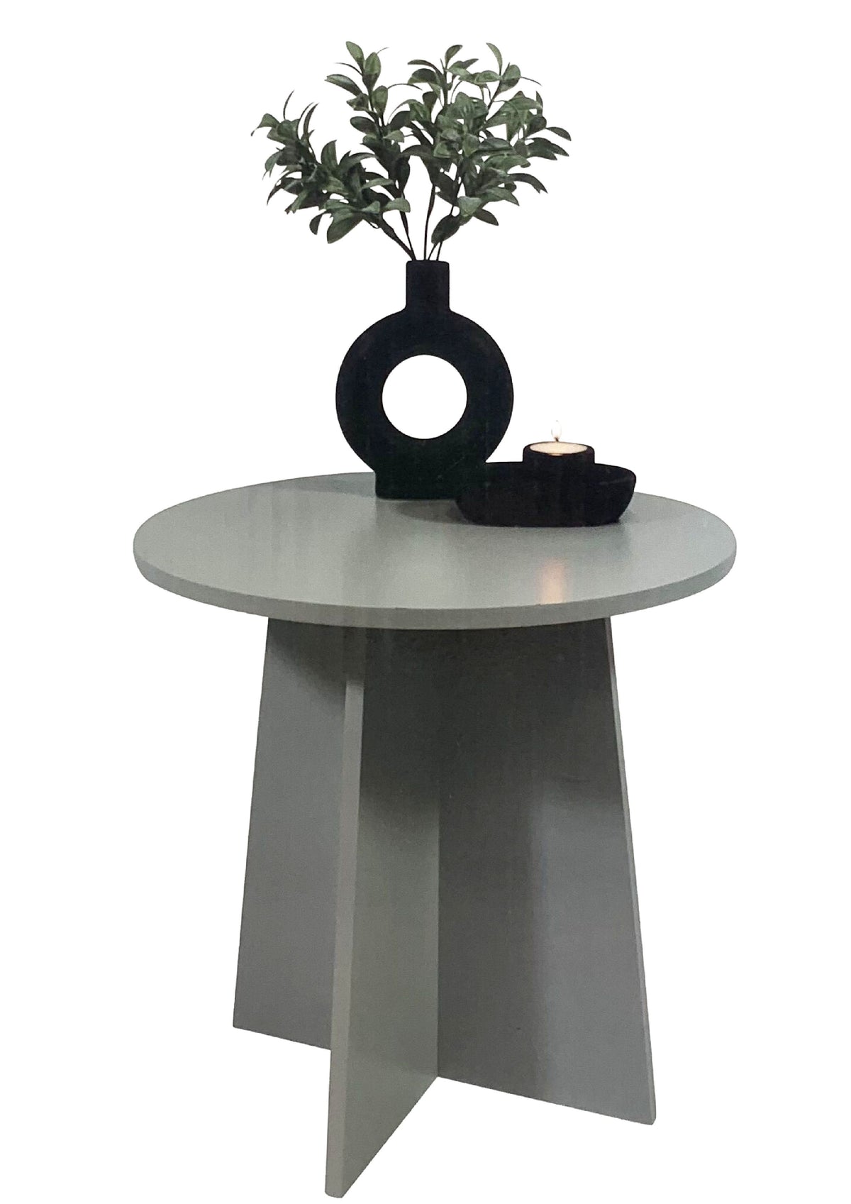 Beistelltisch 40cm Durchmesser HDF-Melamin Bild 1
