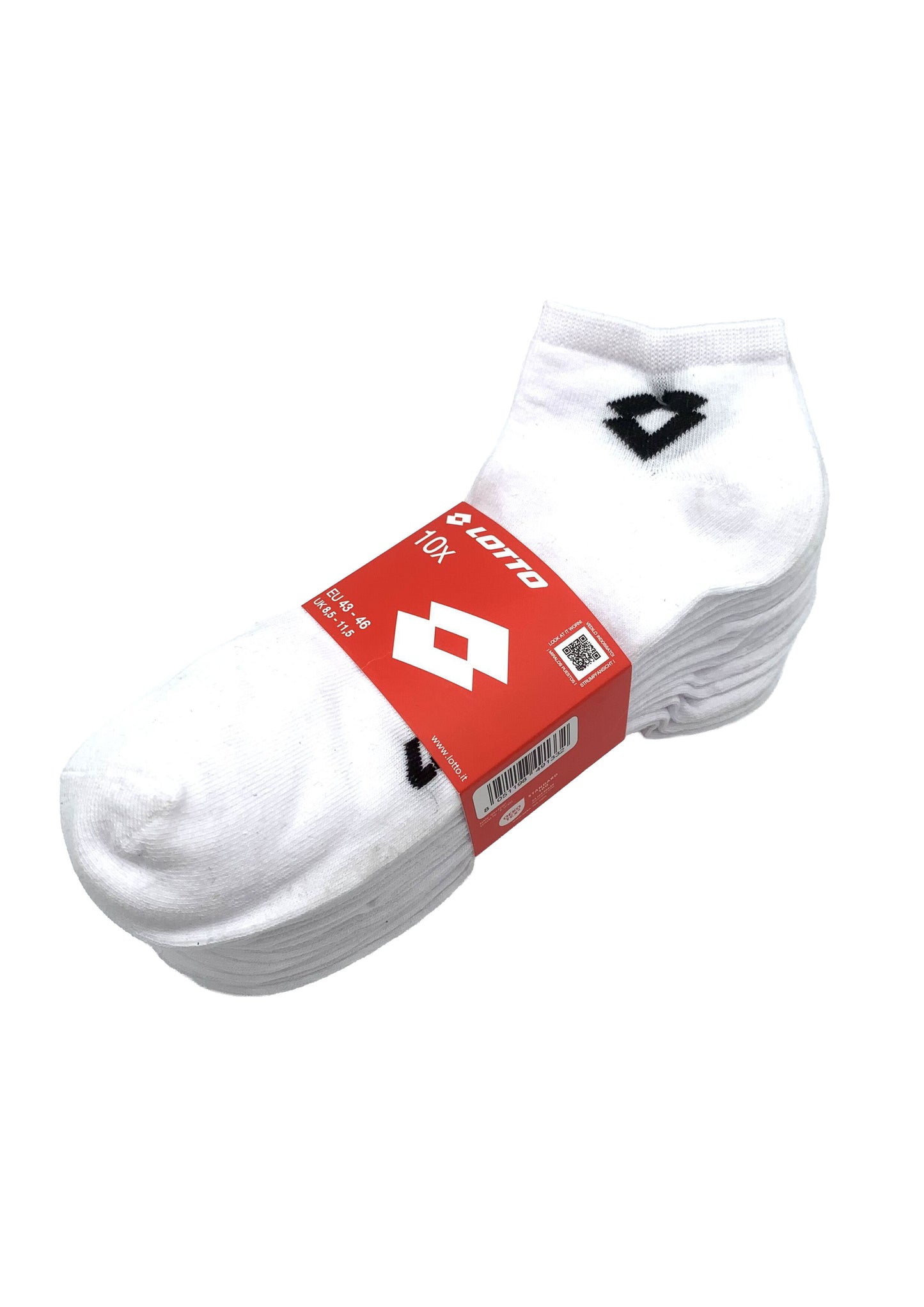 Lotto Sneaker Socken 10er Pack sw. oder ws.
