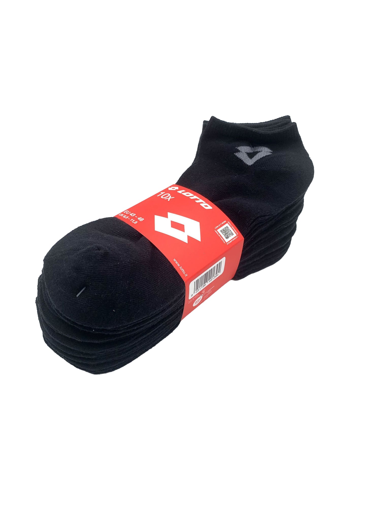 Lotto Sneaker Socken 10er Pack sw. oder ws.