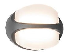 LED Aussenwandleuchte 16 W Alu