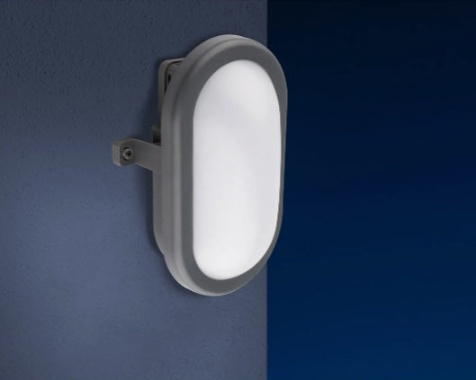 LED OVALLEUCHTE 10W SCHWARZ