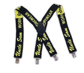 Uncle Sam Mix Hosenträger, Gürtel, Cap