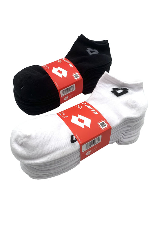 Lotto Sneaker Socken 10er Pack sw. oder ws.