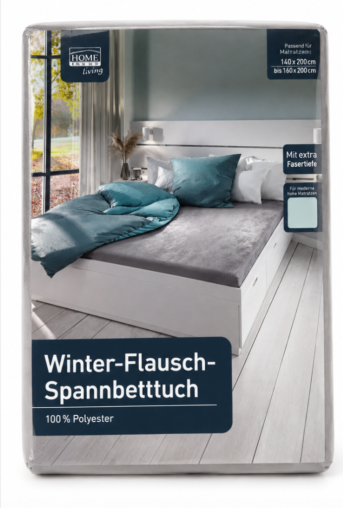 Winterflausch Spannbetttuch 140-160x200 Bild 2