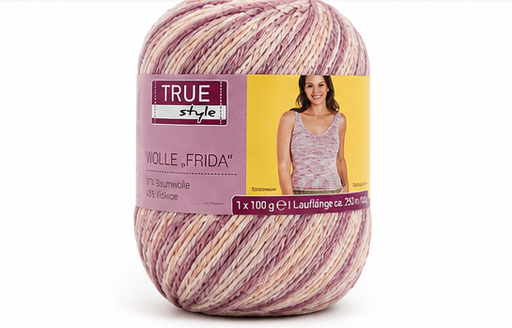 Wolle Frida 57% Baumwolle 43% Viskose 100g 250m Bild 3
