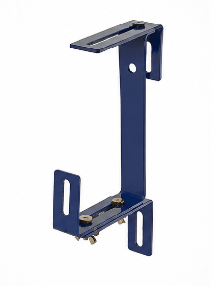 Balkonkastenhalter blau 2er Set verstellbar Bild 2