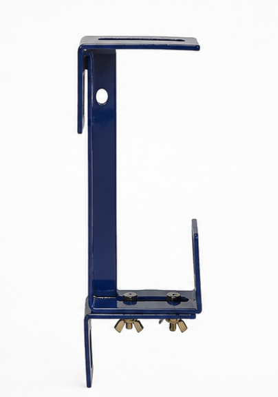 Balkonkastenhalter blau 2er Set verstellbar Bild 3
