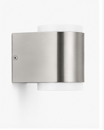 LED Außenleuchte Wandleuchte Sindia Edelstahl IP44 7,5W 420lm warmweiß 3000K Bild 3