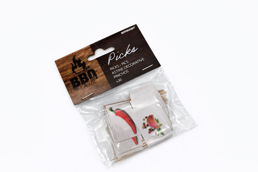 BBQ Flaggen Picker 30er Pack