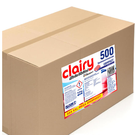 Clairy Spültab 500er Pack / Pal 72 Karton