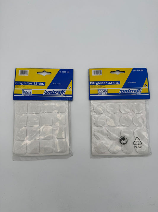 Unicraft Filzgleiter Set 32 tlg.