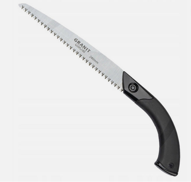 Granit Black Edition Astsäge 240mm gerade