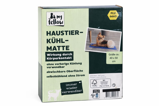 Haustier-Kühlmatte – selbstkühlend & wiederverwendbar (40 x 50 cm)