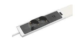 LED Lichtleiste 18 W inkl. 2x Steckdose & 2x USB